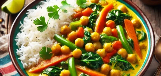 Curry de Pois Chiches & Légumes 🌱