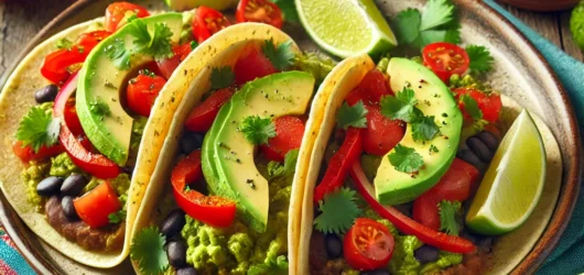 🥑 Tacos Végétariens aux Haricots Noirs & Avocat 🌮🌱